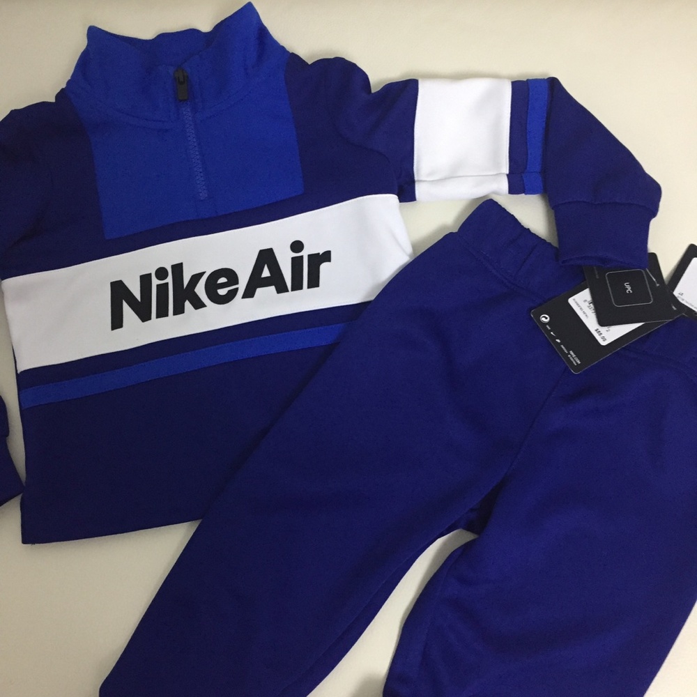 Nike Air blue camo active pants set 0062 - Picture 2 of 8